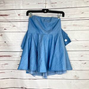 Do + Be Flowing Strapless Top